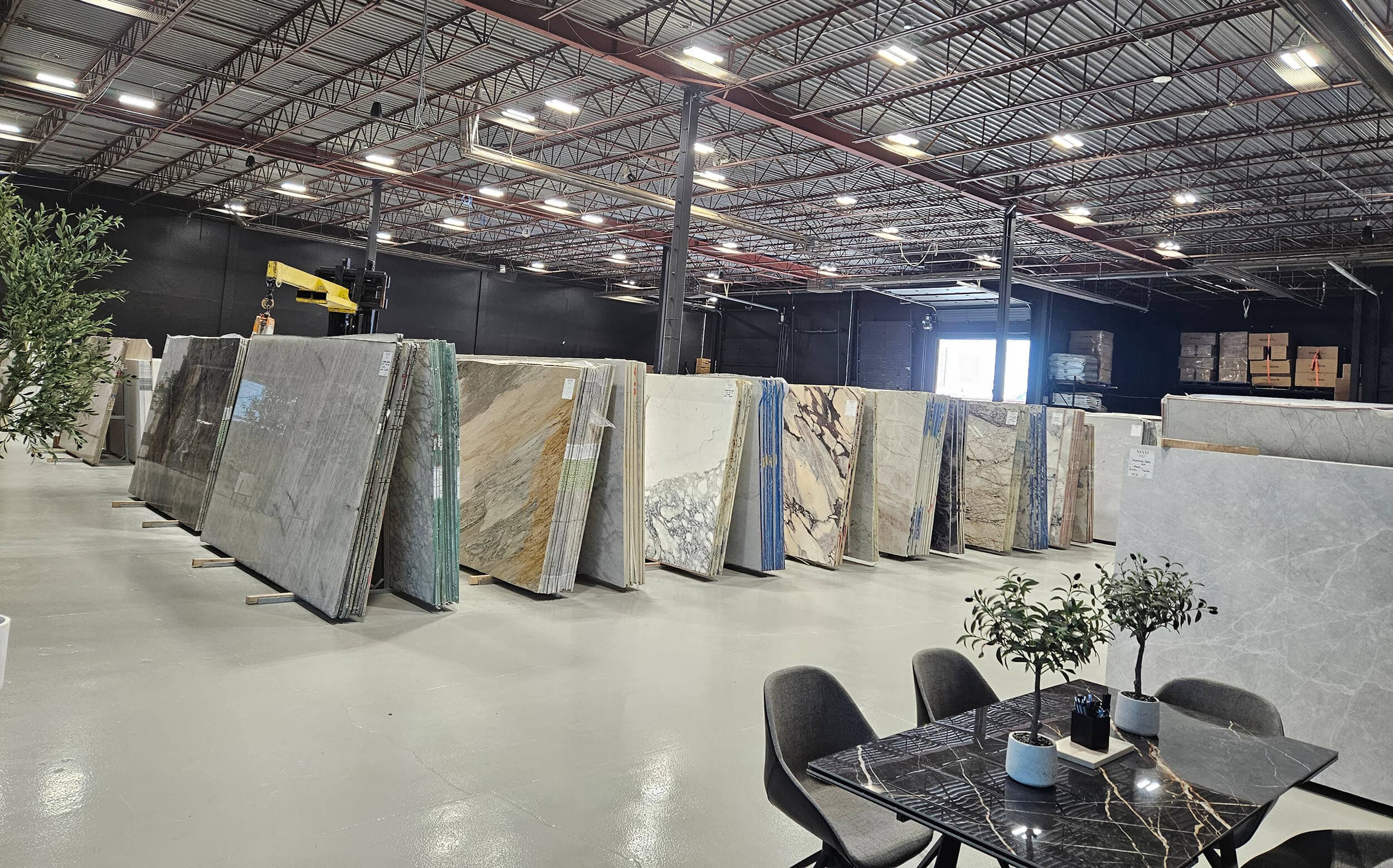 Luxury stone showroom